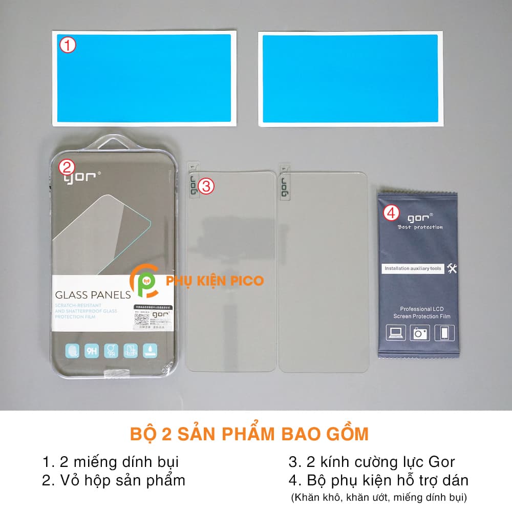 Kính cường lực Reno 4 full màn hình chính hãng Gor dùng chung với mọi loại ốp lưng - 9