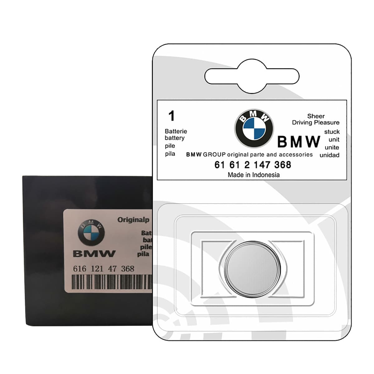 Pin chìa khóa ô tô BMW 3 Series, 5 Series, 7 Series, X1, X3, X5, X6 chính hãng BMW sản xuất tại Indonesia 3V - 2