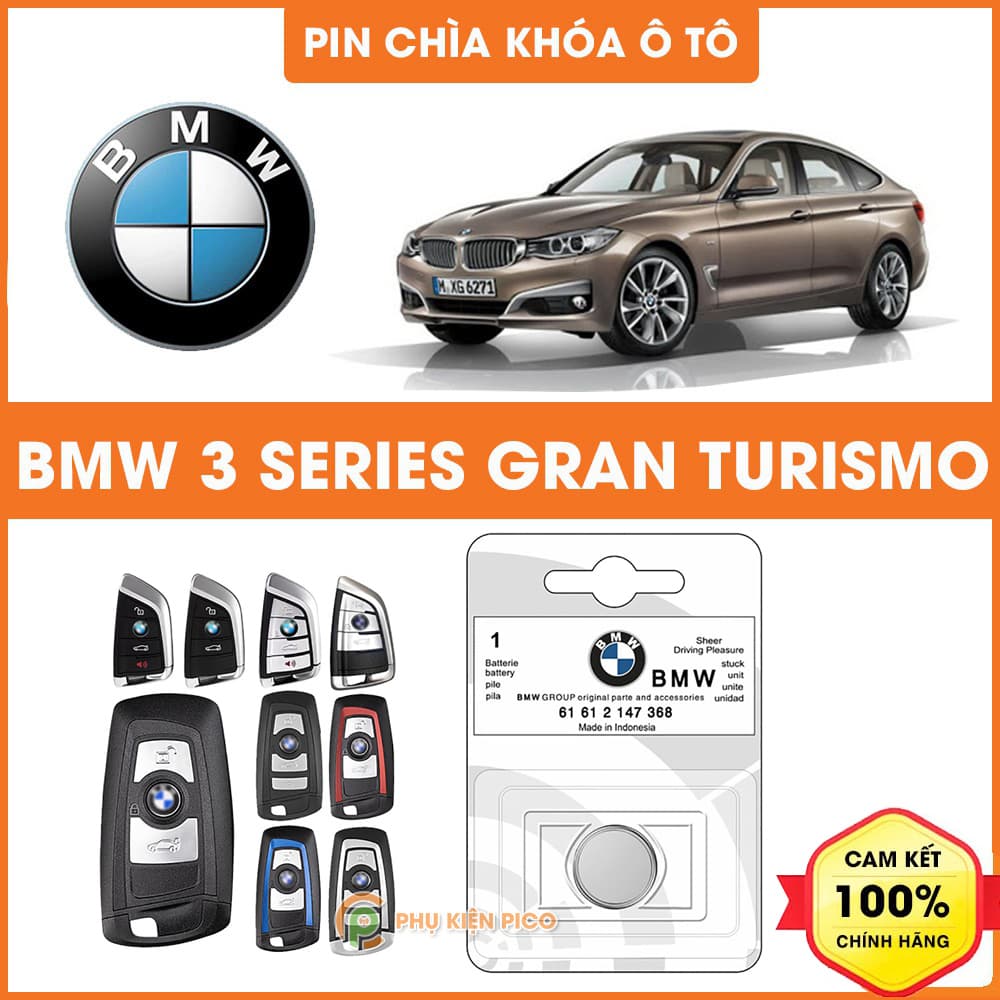 Pin chìa khóa ô tô BMW 3 Series Gran Turismo chính hãng BMW sản xuất tại Indonesia 3V