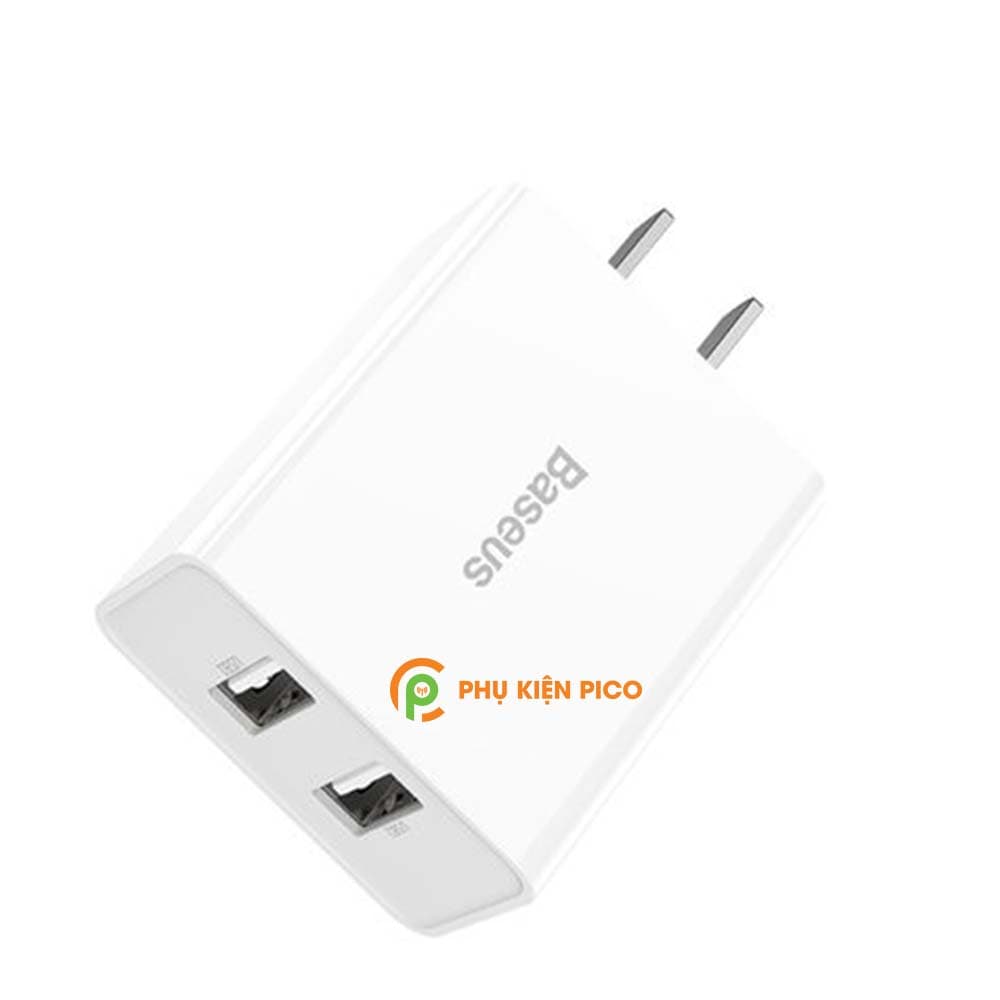Củ Sạc Nhanh 2 cổng Baseus Speed Mini Dual U Charger 5V/2A CCFS-M02 cốc sạc nhanh - 2