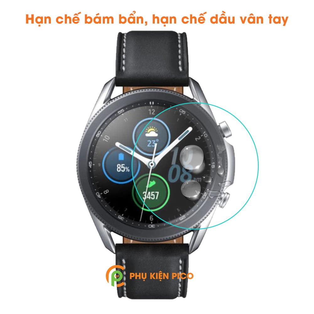 Cường lực đồng hồ Samsung Galaxy Watch 3 41/45mm chính hãng Gor bộ 2 chiếc trong suốt full màn hình - 5