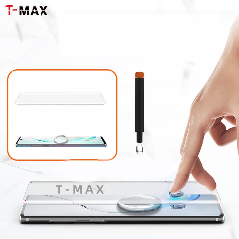 Kính cường lực Xiaomi Mi CC9 Pro chính hãng T-Max Liquid trong suốt keo UV full màn hình - 2