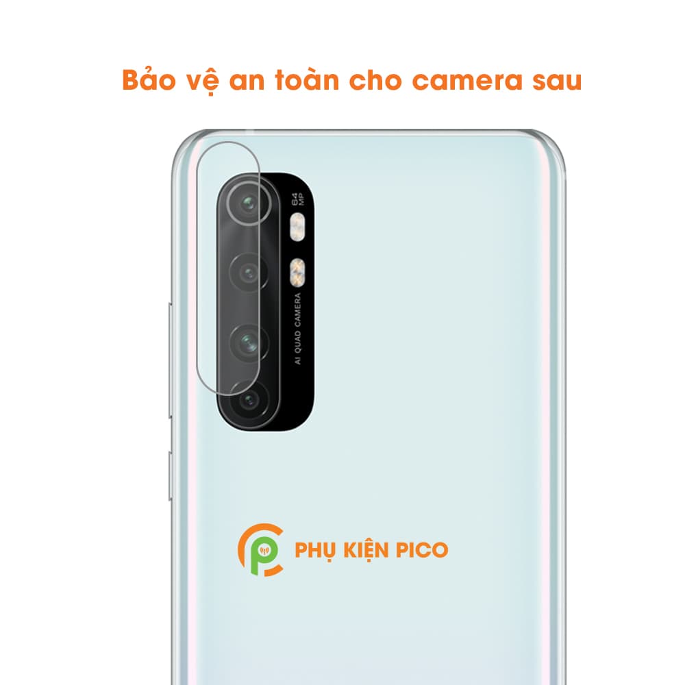 Dán camera Xiaomi Mi Note 10 Lite cường lực camera trong suốt độ cứng 7H - 3
