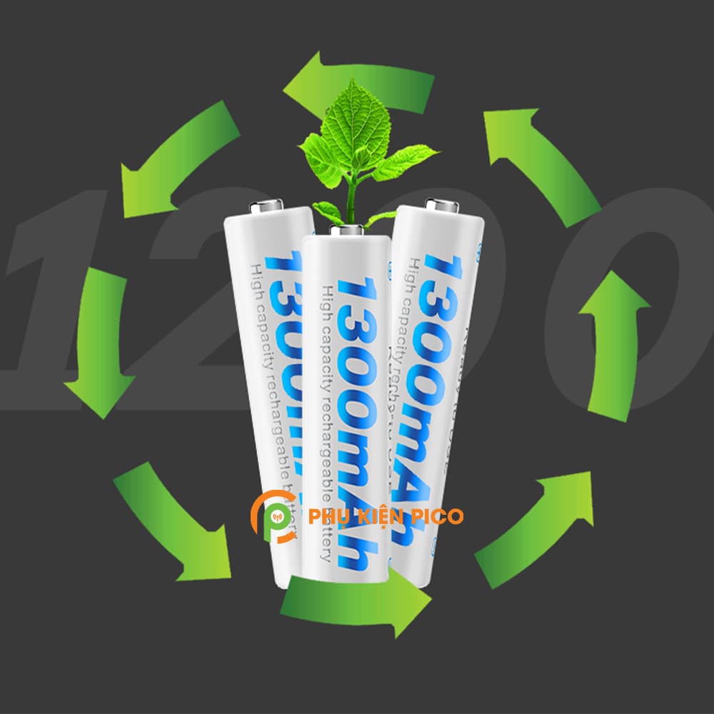 Bộ sạc C807B và 4 Pin sạc Beston AA 1200 mAh, AAA 1300 mAh có thể sạc lại nhiều lần - combo2 - 17