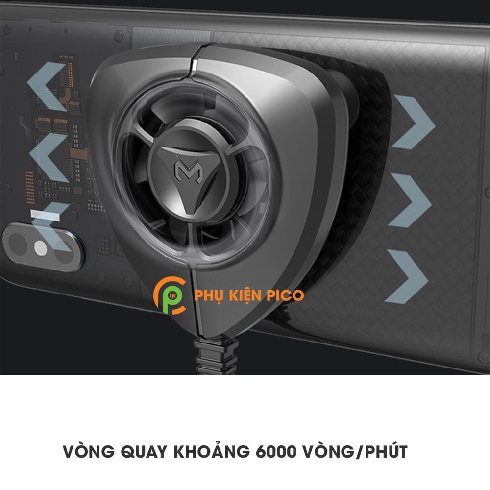 Quạt tản nhiệt điện thoại và máy tính bảng chính hãng Memo siêu mát nhỏ gọn - 6