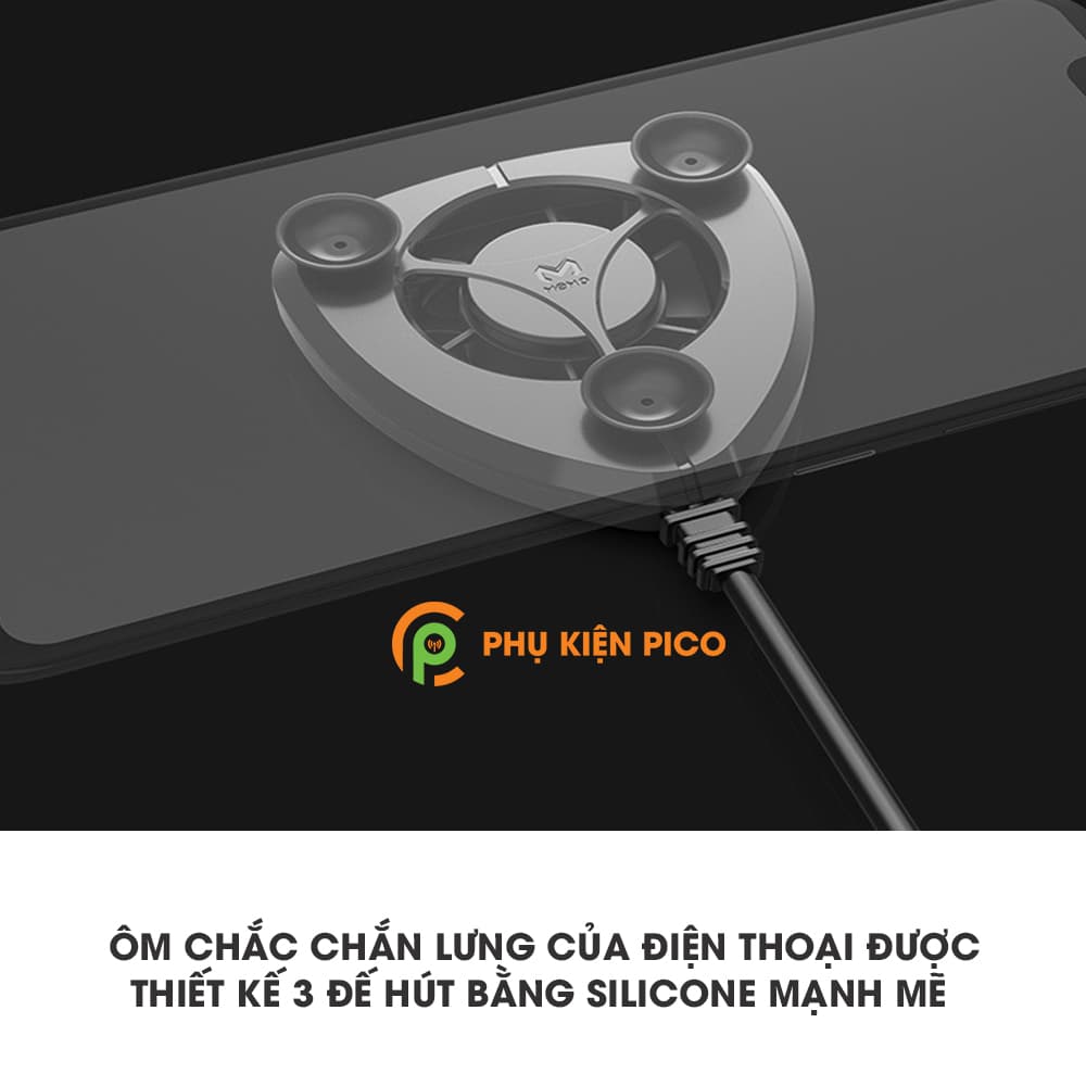Quạt tản nhiệt điện thoại và máy tính bảng chính hãng Memo siêu mát nhỏ gọn - 3