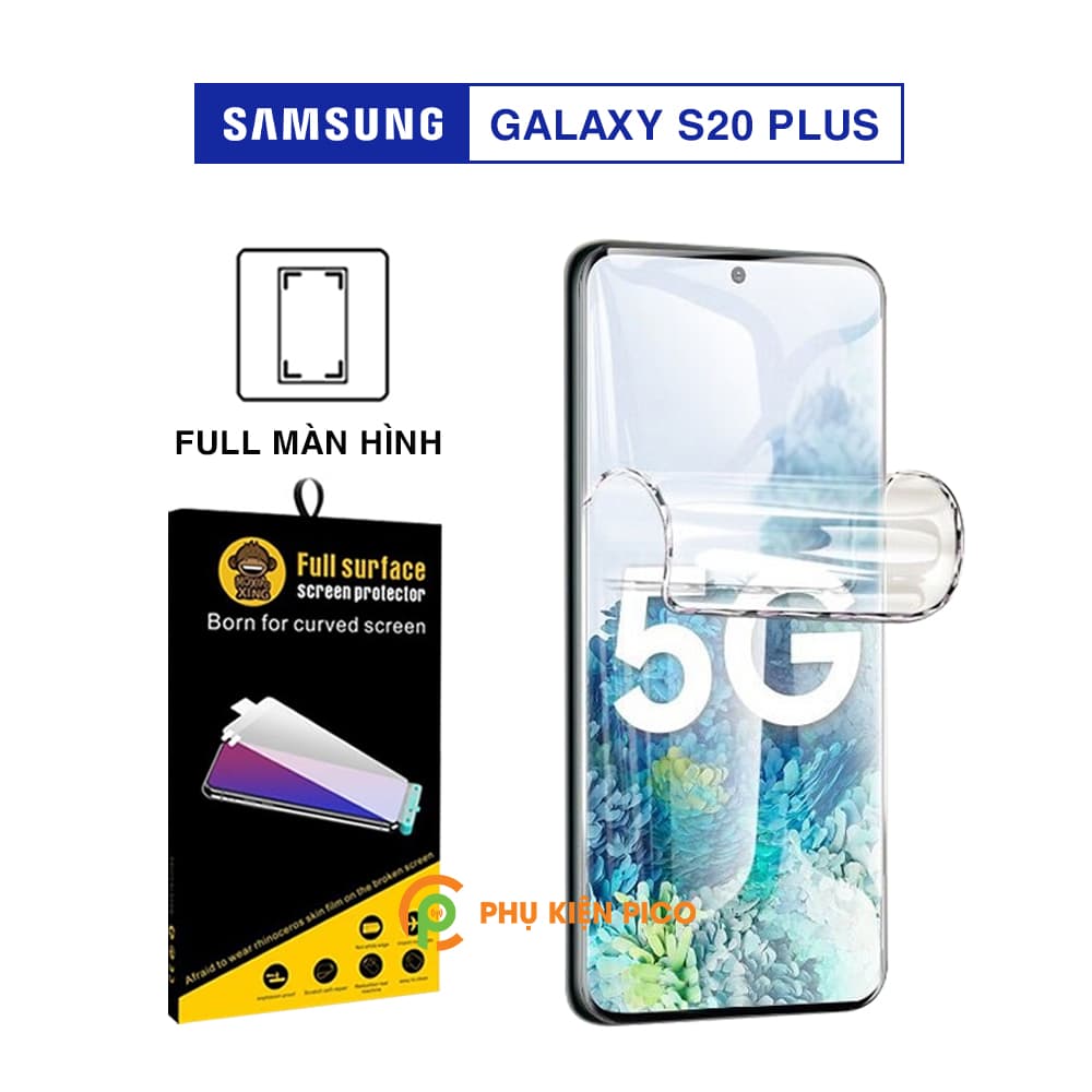 Dán màn hình Samsung S20 Plus full màn hình trong suốt chính hãng Moxiao Xing