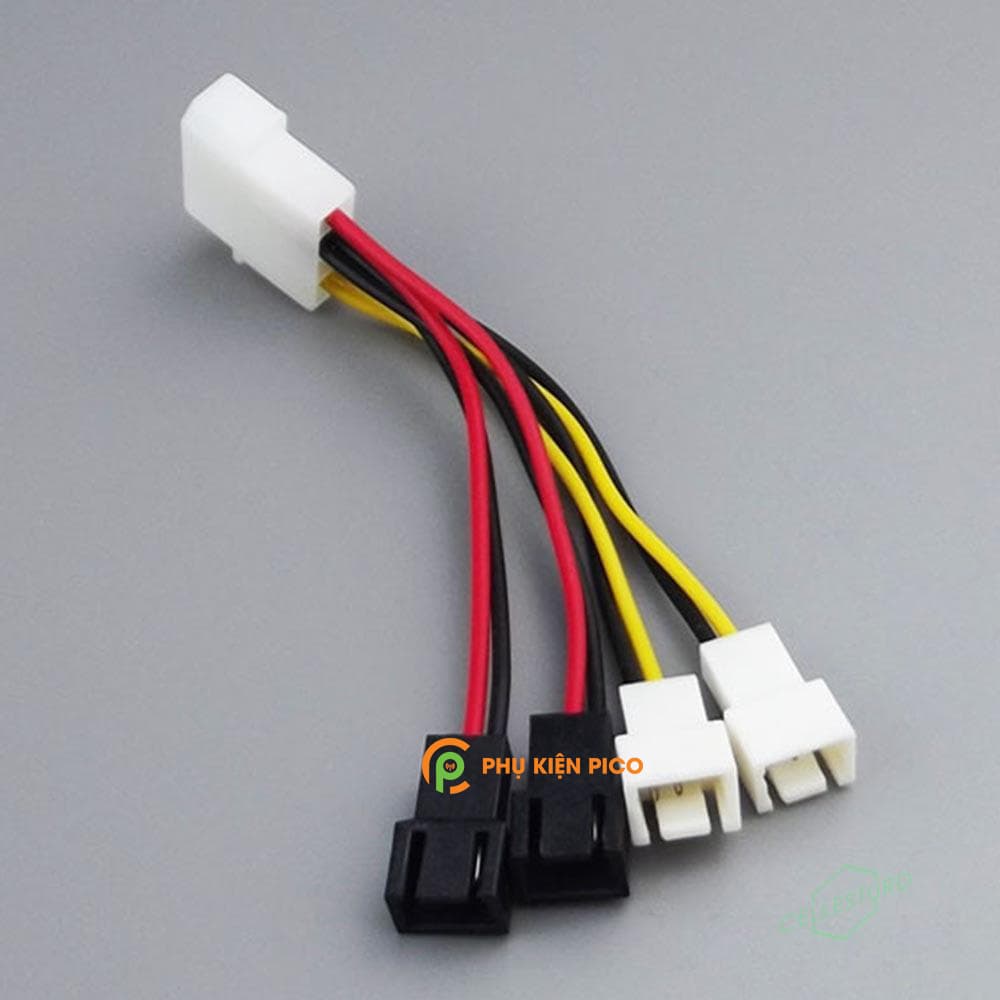 Cáp chuyển dây nguồn Molex sang Fan 3 Pin 5V 12V - 6
