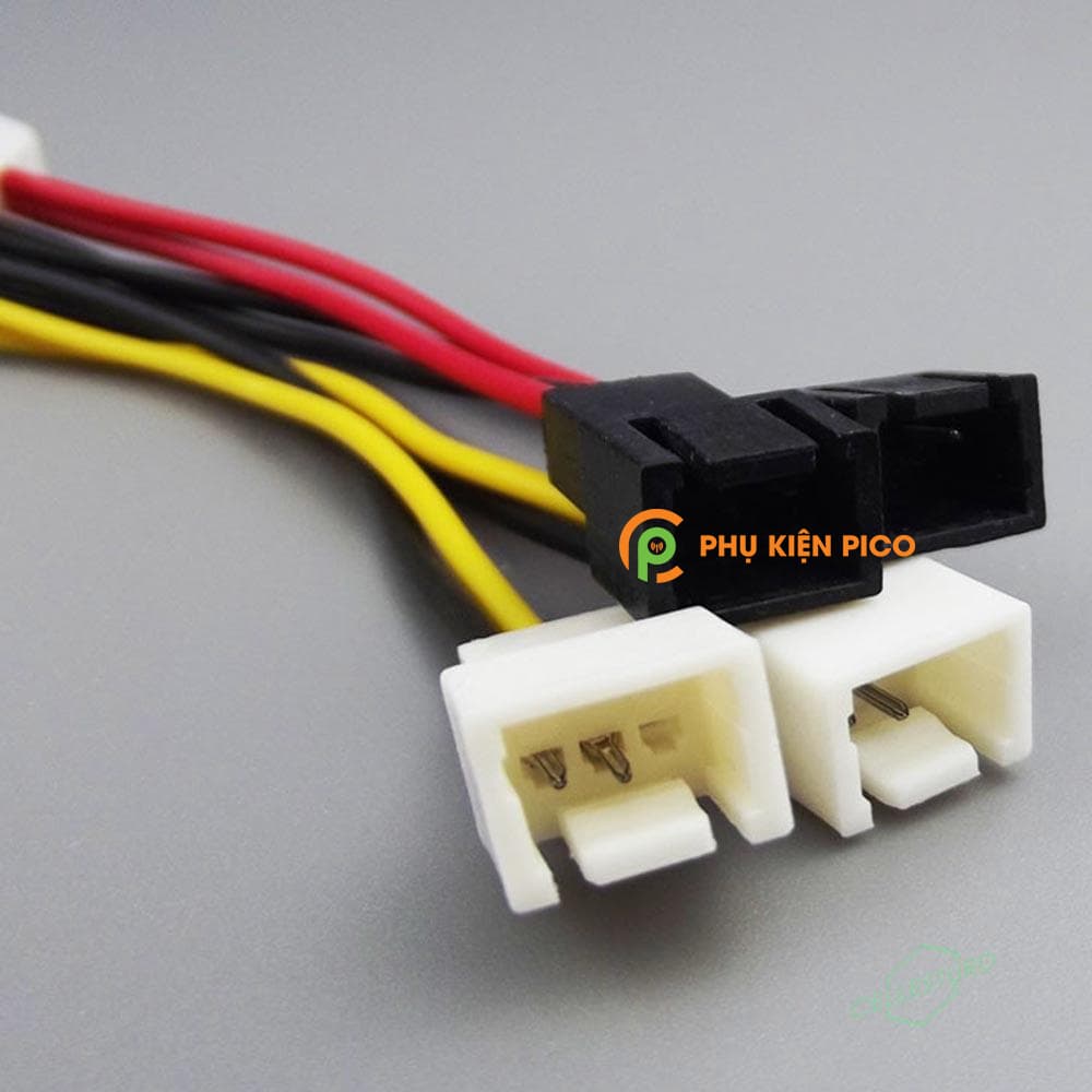 Cáp chuyển dây nguồn Molex sang Fan 3 Pin 5V 12V - 5