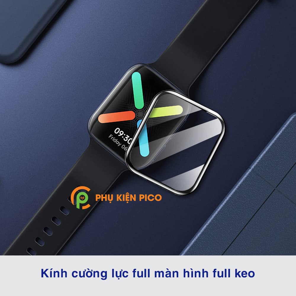 Cường lực Oppo Watch 41mm 46mm full màn hình chống va đập trầy xước bảo vệ đồng hồ - 3