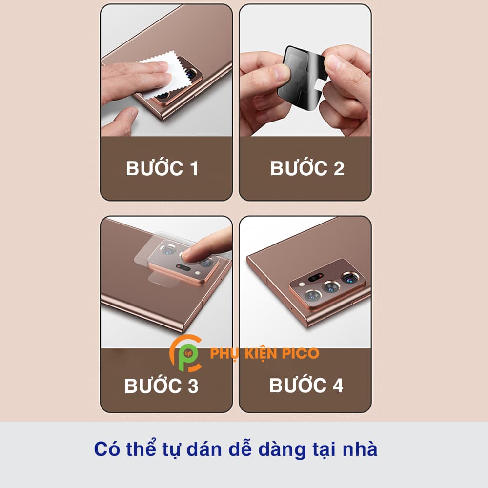 Dán camera Samsung Galaxy Note 20 Ultra cường lực camera trong suốt độ cứng 9H - 3