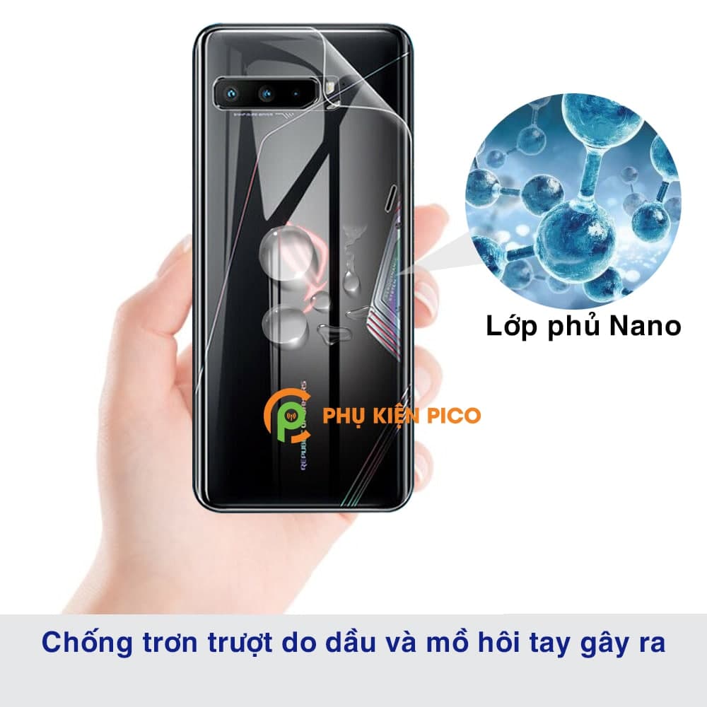 Dán lưng Rog Phone 3 PPF cao cấp dẻo trong suốt - 6