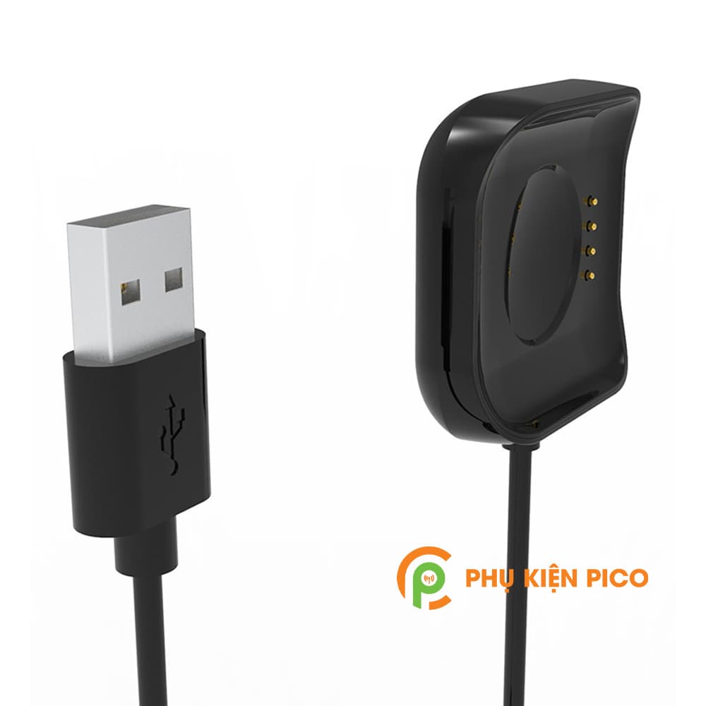 Cáp sạc đồng hồ Oppo Watch 41mm 46mm chiều dài 1m hai màu đen trắng Adapter Smartwatch - 10