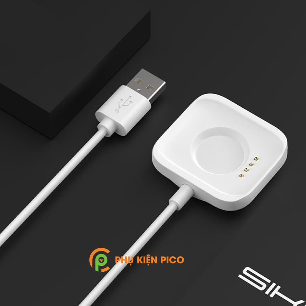 Cáp sạc đồng hồ Oppo Watch 41mm 46mm chiều dài 1m hai màu đen trắng Adapter Smartwatch - 12