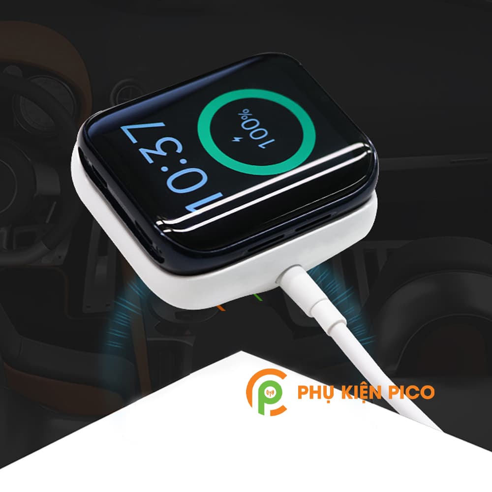 Cáp sạc đồng hồ Oppo Watch 41mm 46mm chiều dài 1m hai màu đen trắng Adapter Smartwatch - 13