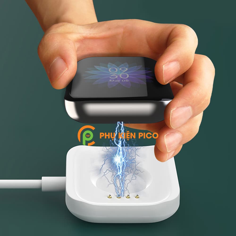 Cáp sạc đồng hồ Oppo Watch 41mm 46mm chiều dài 1m hai màu đen trắng Adapter Smartwatch - 16