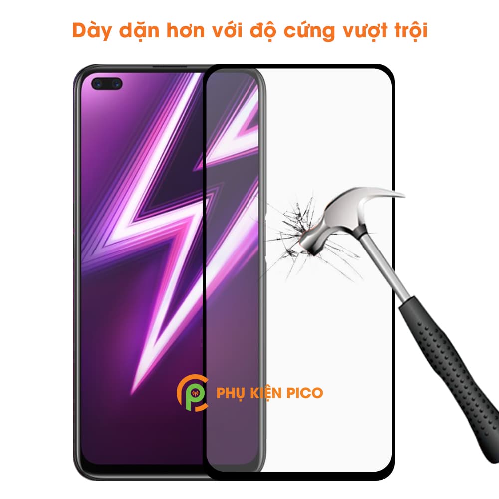 Kính cường lực Realme 6 Pro chính hãng Monqiqi full màn hình viền siêu mỏng độ cứng 9H - 6