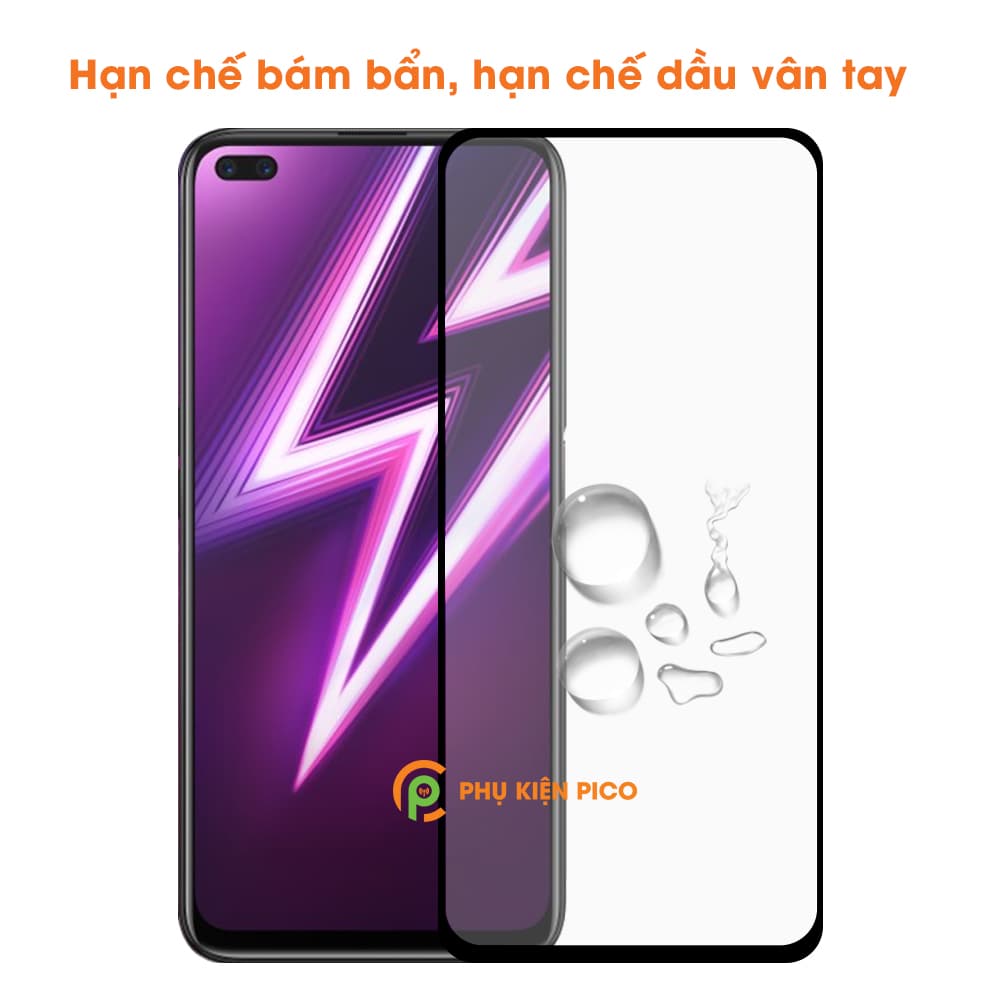 Kính cường lực Realme 6 Pro chính hãng Monqiqi full màn hình viền siêu mỏng độ cứng 9H - 4