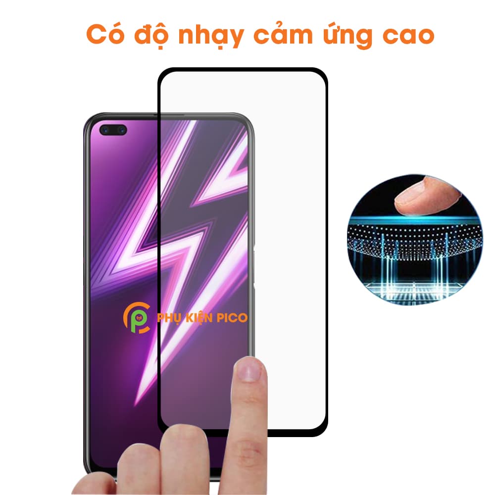 Kính cường lực Realme 6 Pro chính hãng Monqiqi full màn hình viền siêu mỏng độ cứng 9H - 3