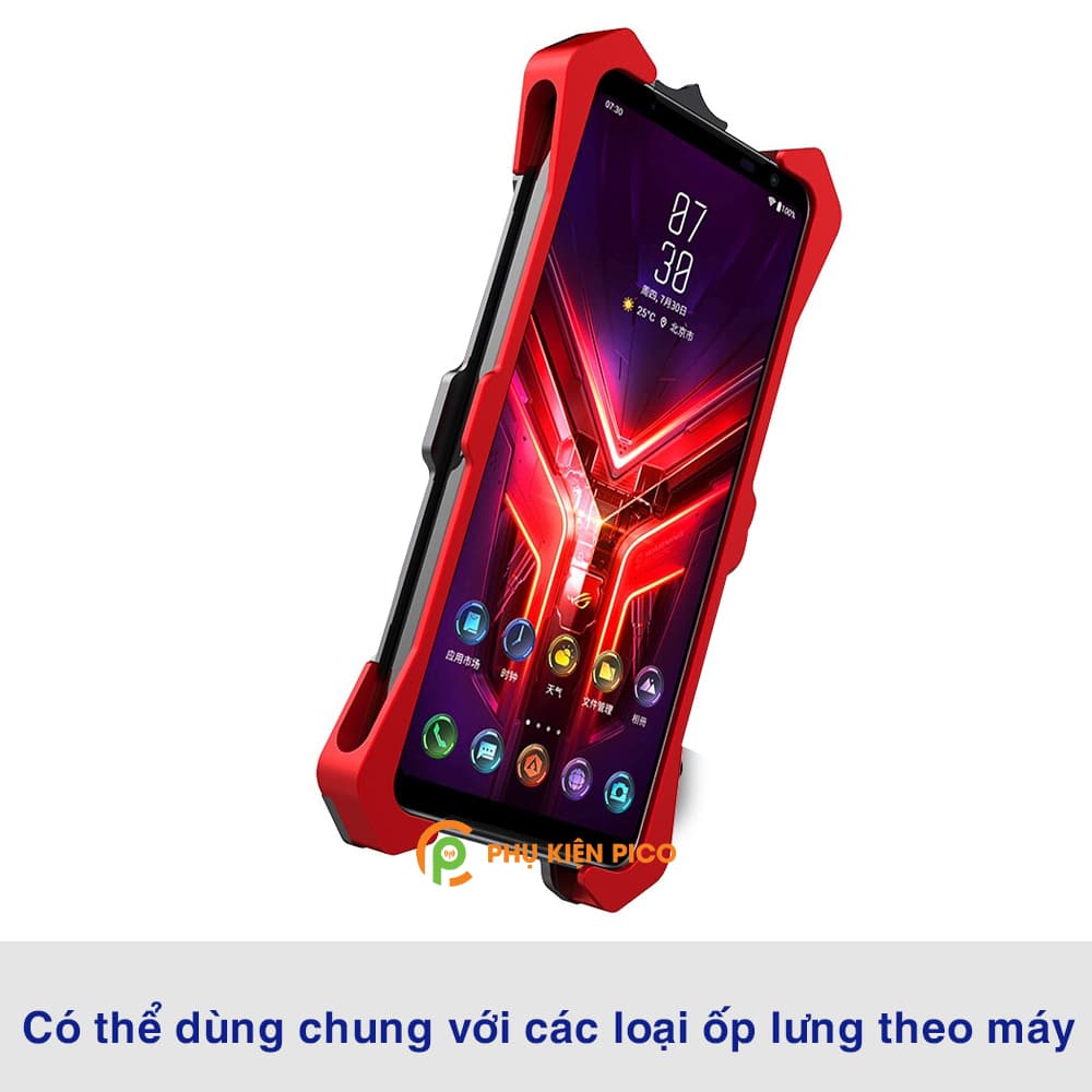 Kính cường lực Rog Phone 3 full màn hình viền đen siêu mỏng Goevno - 6