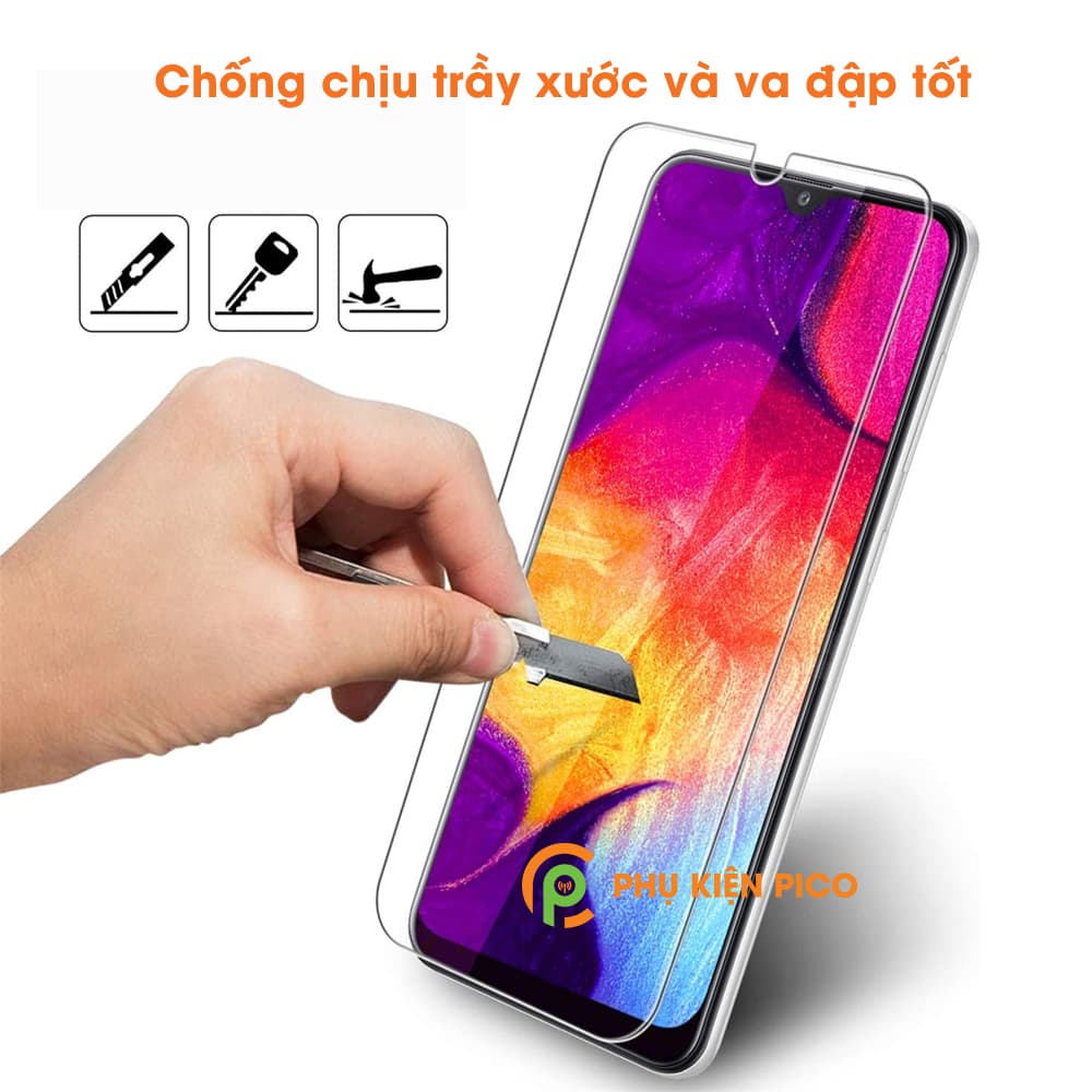 Cường lực Samsung Galaxy A50 chính hãng Nillkin Amazing H trong suốt độ cứng 9H - 2