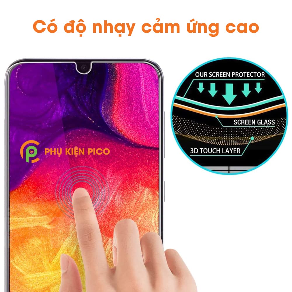 Cường lực Samsung Galaxy A50 chính hãng Nillkin Amazing H trong suốt độ cứng 9H - 6