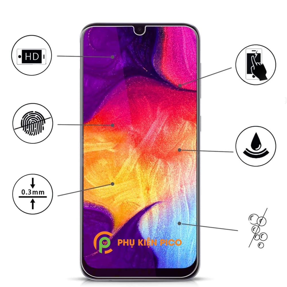 Cường lực Samsung Galaxy A50 chính hãng Nillkin Amazing H trong suốt độ cứng 9H - 4