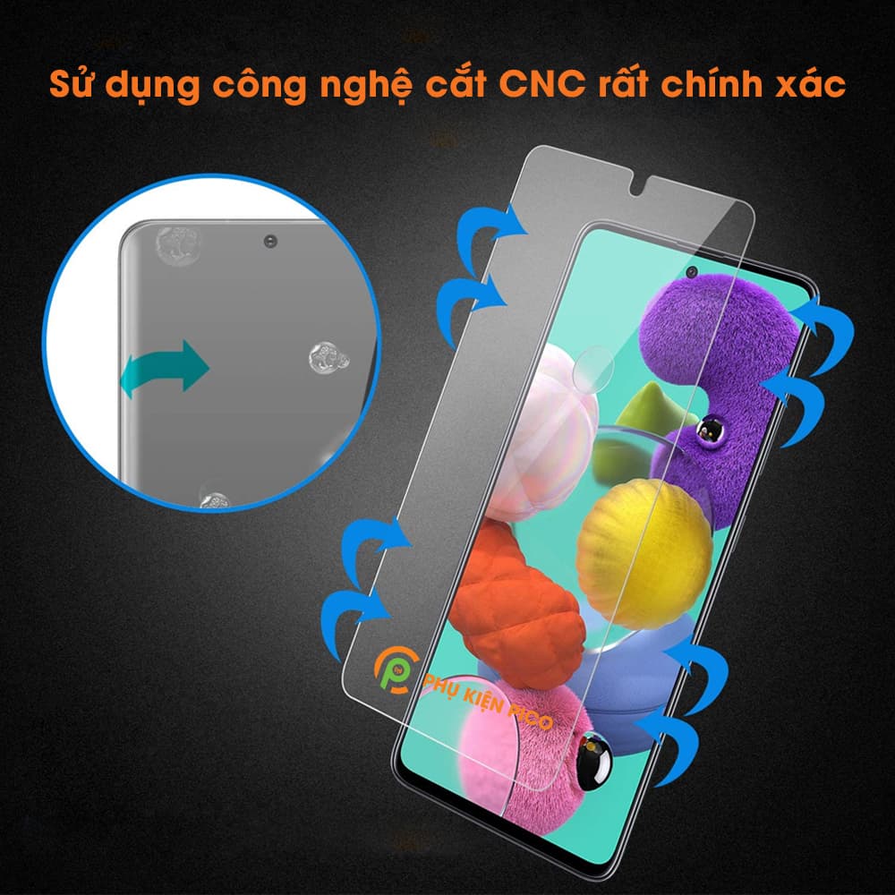 Cường lực Samsung Galaxy A51 chính hãng Nillkin Amazing H trong suốt độ cứng 9H - 3