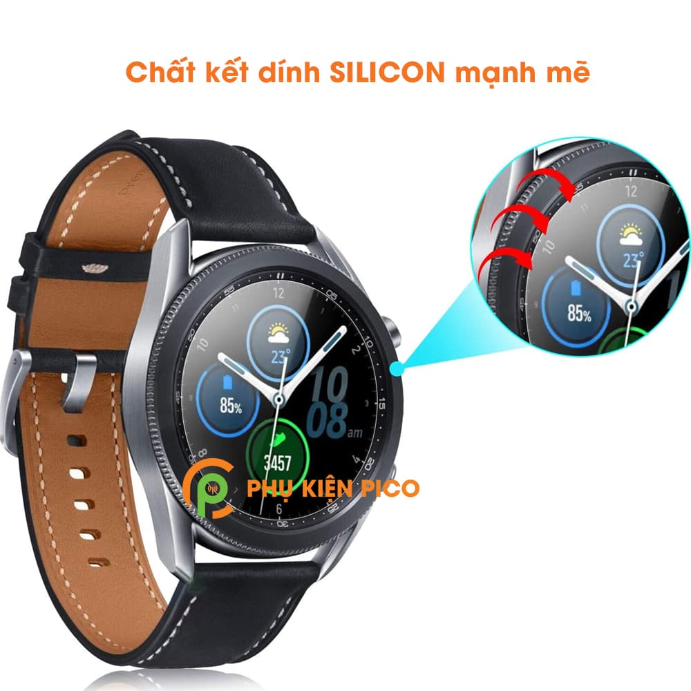 Cường lực Samsung Galaxy Watch 3 45mm trong suốt độ cứng 9H chống xước bảo vệ màn hình đồng hồ - 7