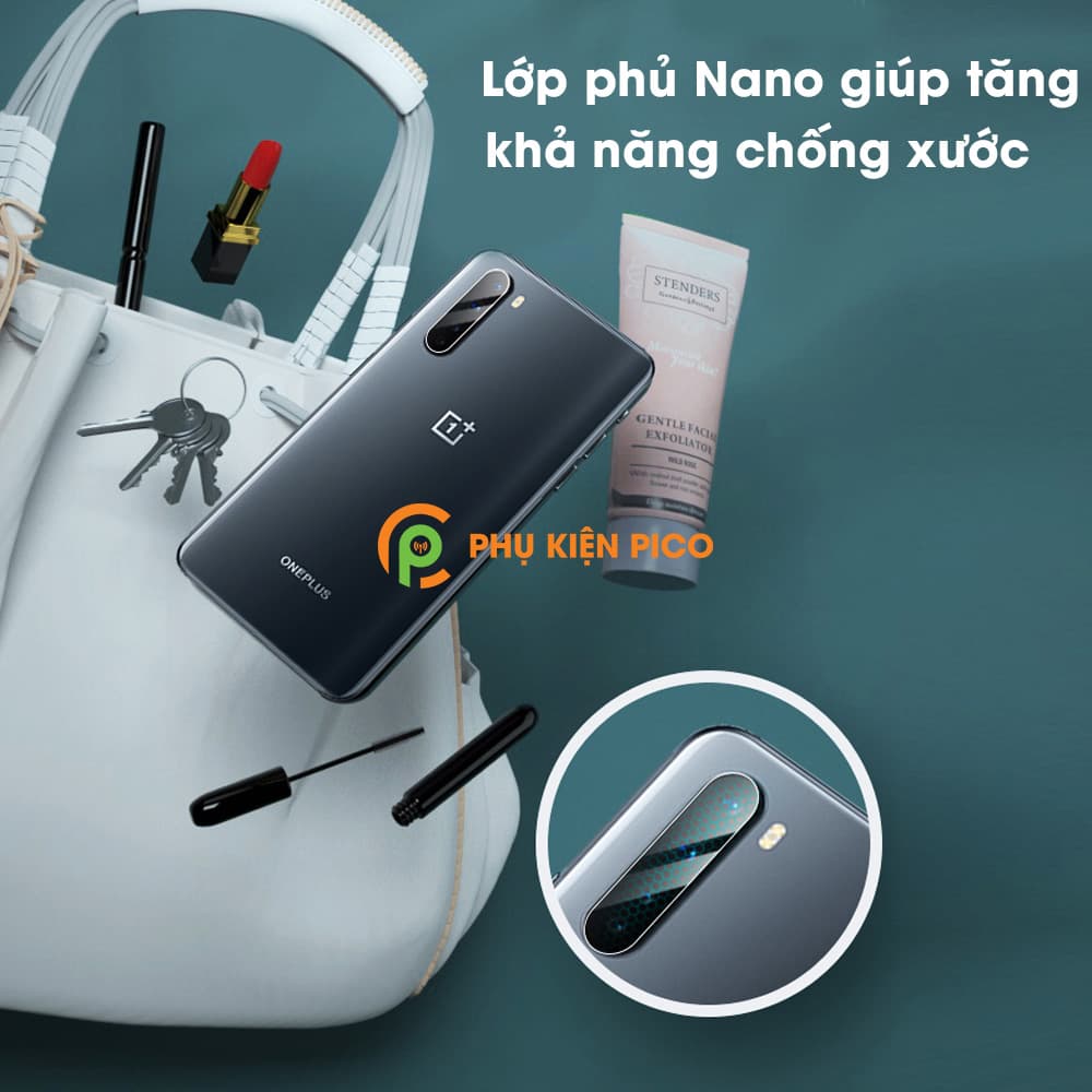 Dán camera Oneplus Nord cường lực camera trong suốt độ cứng 7H - 2