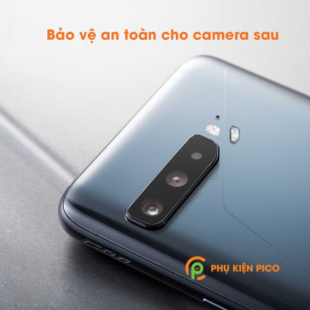 Dán camera Rog Phone 3 cường lực camera trong suốt độ cứng 7H - 2