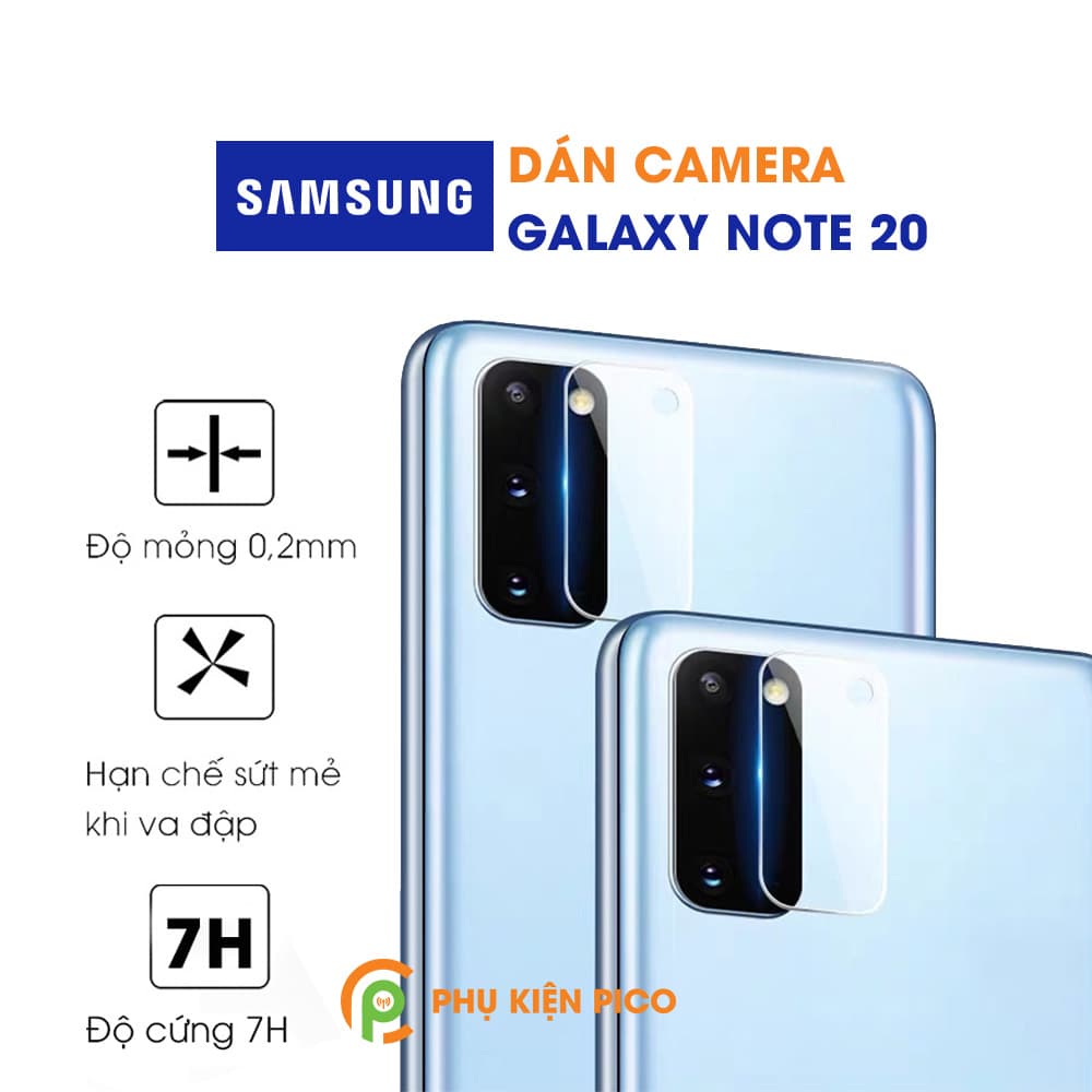 Dán camera Samsung Galaxy Note 20 cường lực camera trong suốt độ cứng 7H
