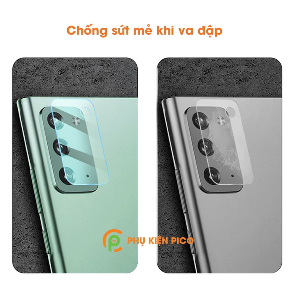 Dán camera Samsung Galaxy Note 20 cường lực camera trong suốt độ cứng 7H - 3