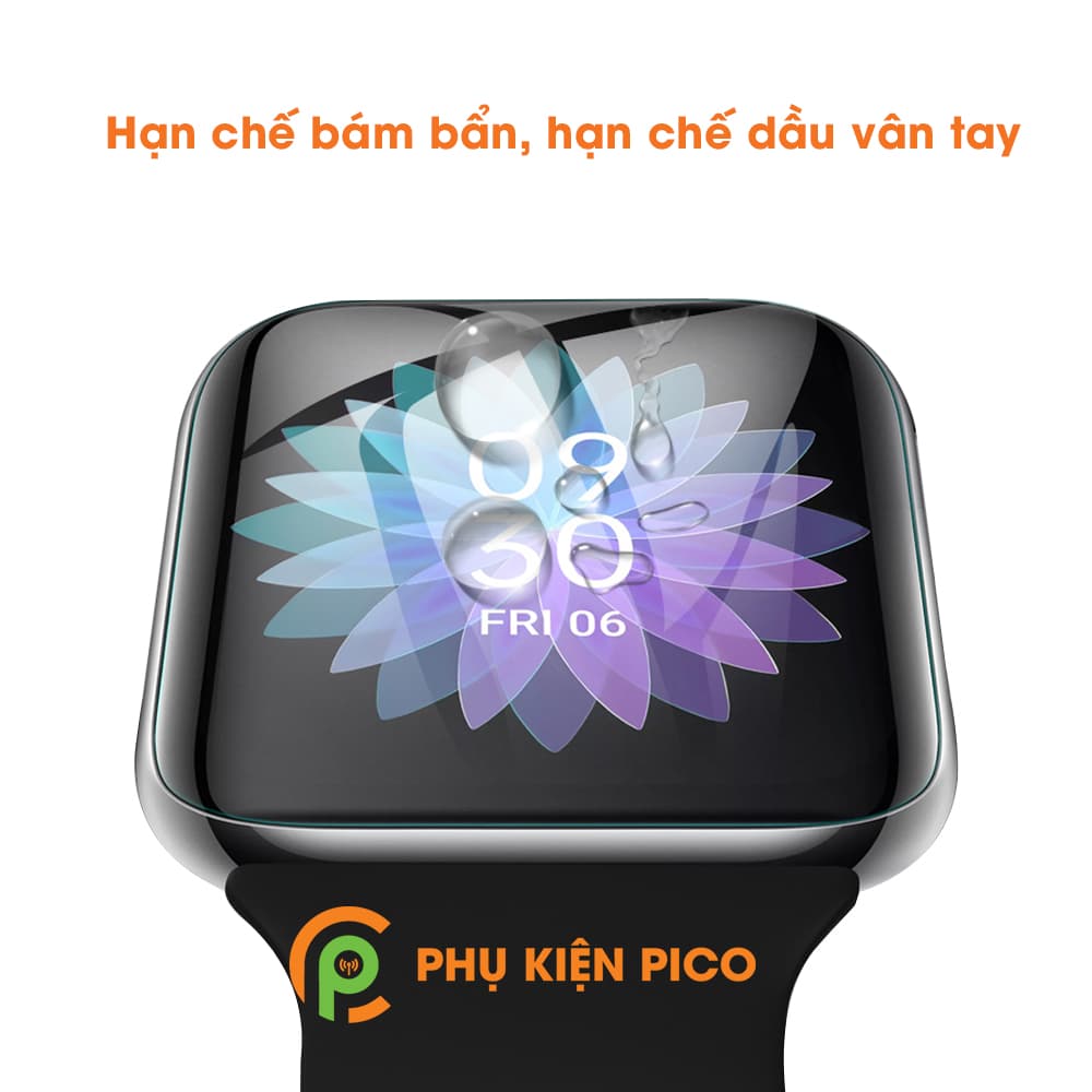 Dán màn hình Oppo Watch 41mm 46mm full màn hình đồng hồ dẻo trong suốt - 2