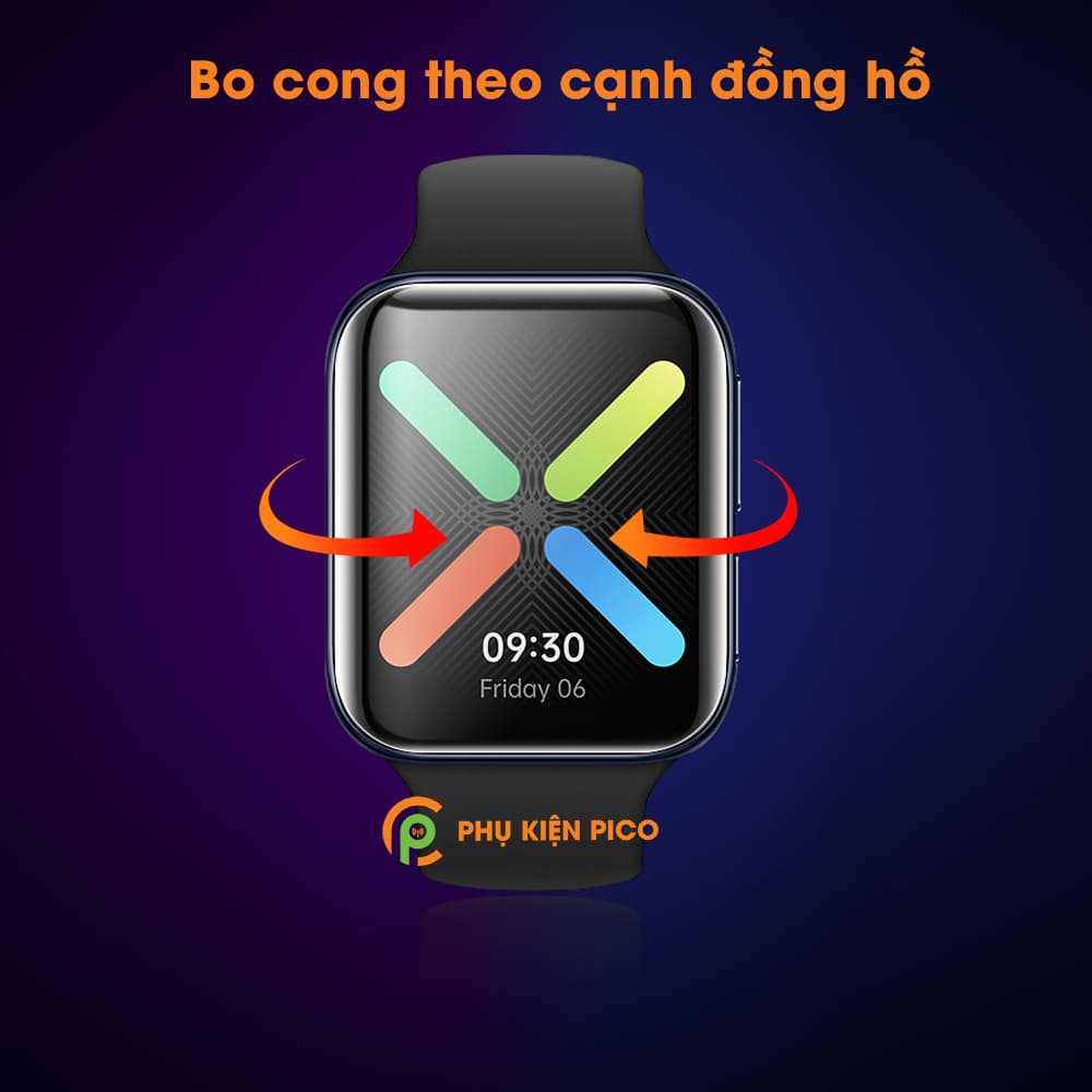 Dán màn hình Oppo Watch 41mm 46mm PPF cao cấp dẻo trong suốt full màn hình đồng hồ - 12