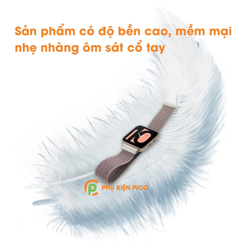 Dây đồng hồ Oppo Watch Size 41mm 46mm vải Nylon Sport Loop cao cấp siêu bền nhiều màu - 2