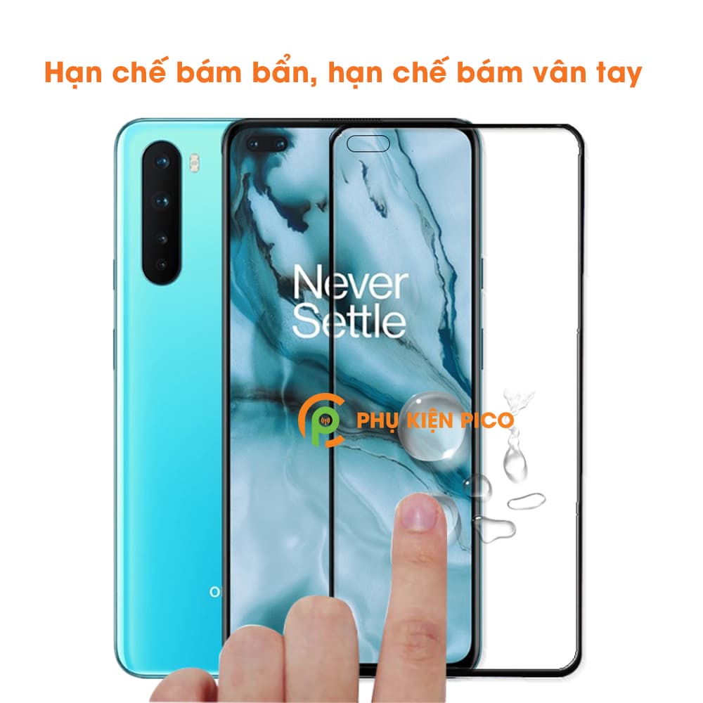 Kính cường lực Oneplus Nord viền đen siêu mỏng độ cứng 9H chống va đập - 5