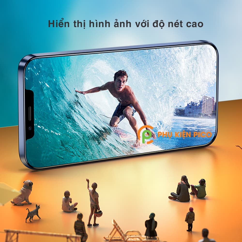 Cường lực Iphone 12 Pro Max chính hãng KingKong chống va đập trầy xước - 4