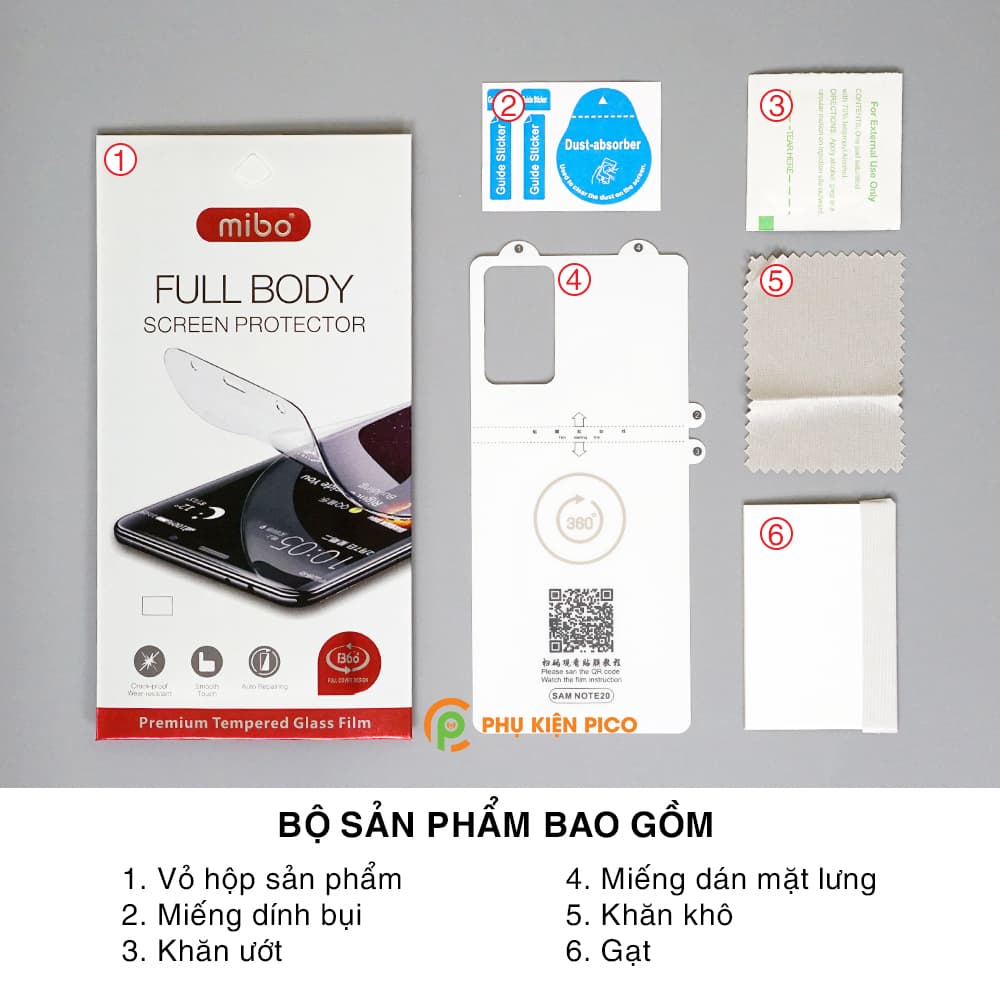 Dán lưng Samsung Galaxy Note 20 chính hãng Mibo PPF cao cấp - 2