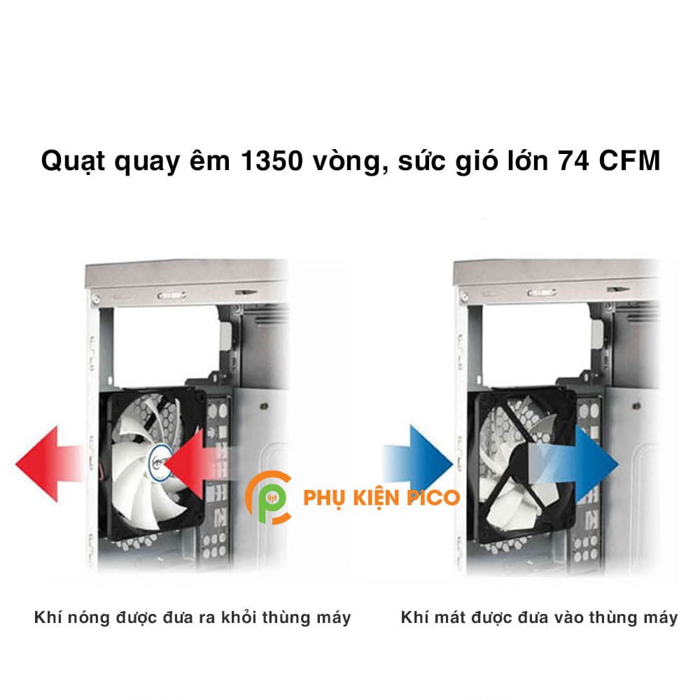Quạt tản nhiệt case máy tính Arctic F14 PWM - Quạt Fan Case 14cm - 3