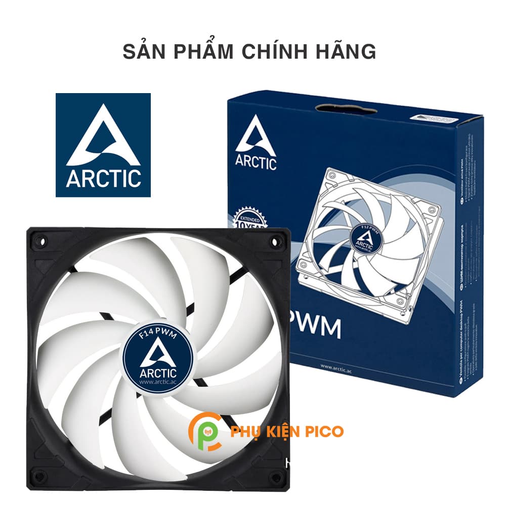 Quạt tản nhiệt case máy tính Arctic F14 PWM - Quạt Fan Case 14cm - 11
