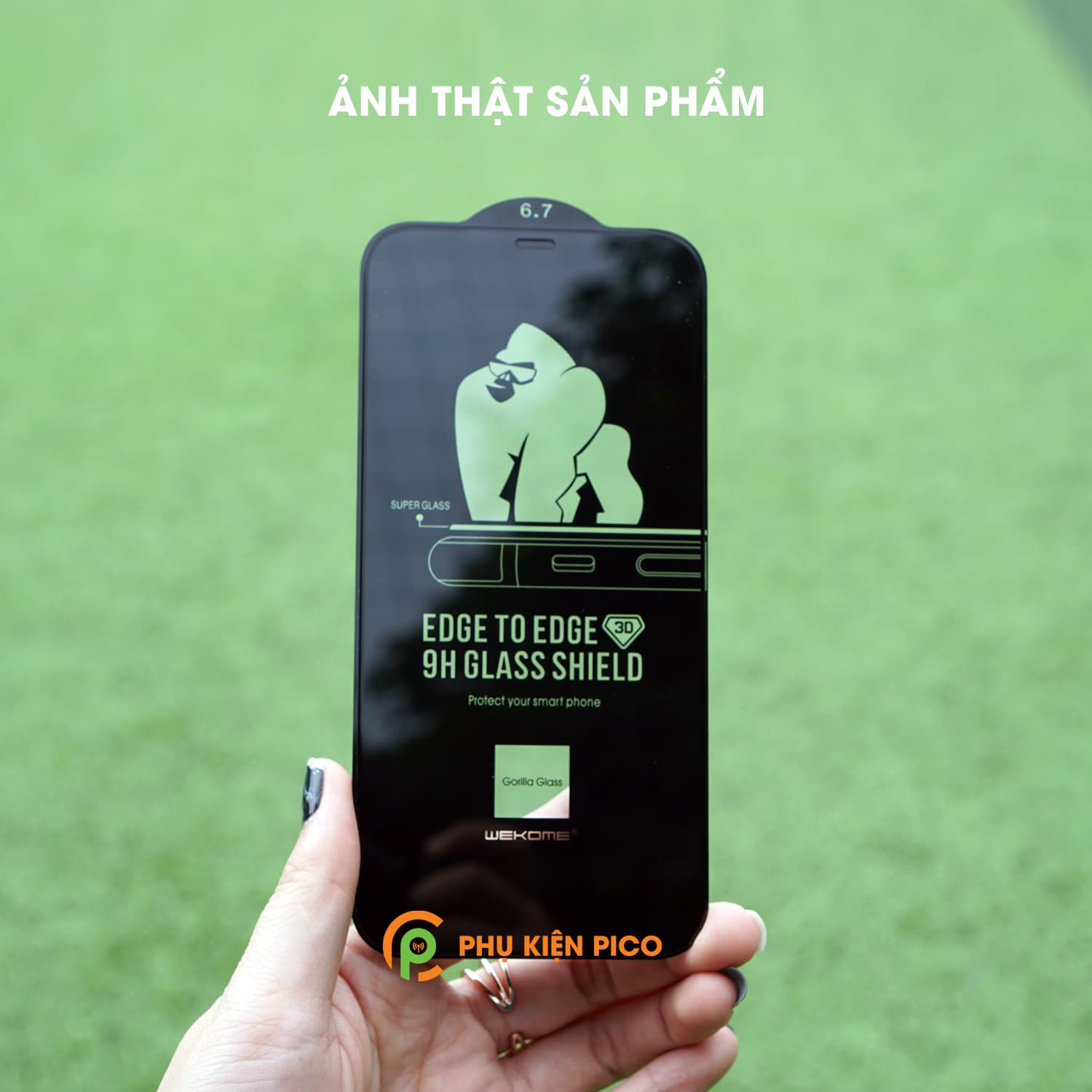 Cường lực Iphone 12 Pro Max chính hãng KingKong chống va đập trầy xước - 2