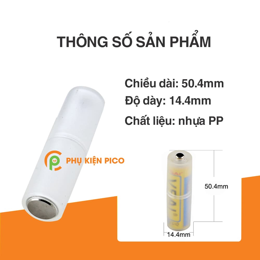 Hộp chuyển đổi pin AAA sang pin AA - Bộ 4 hộp - 3