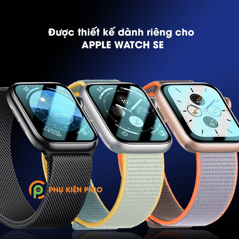Cường lực Apple Watch 6/Apple Watch SE bản 40mm và 44mm full màn hình - 3
