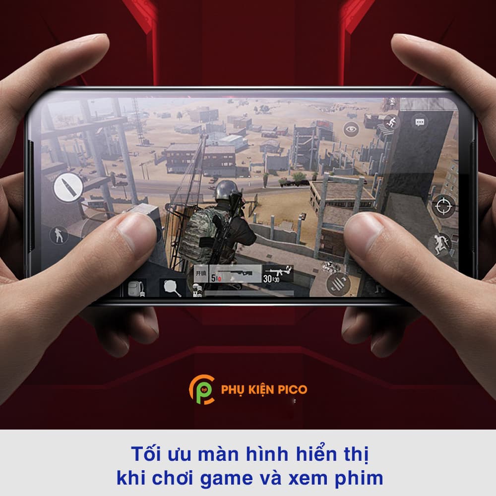 Kính cường lực Rog Phone 3 full màn hình viền đen siêu mỏng Monqiqi - 6