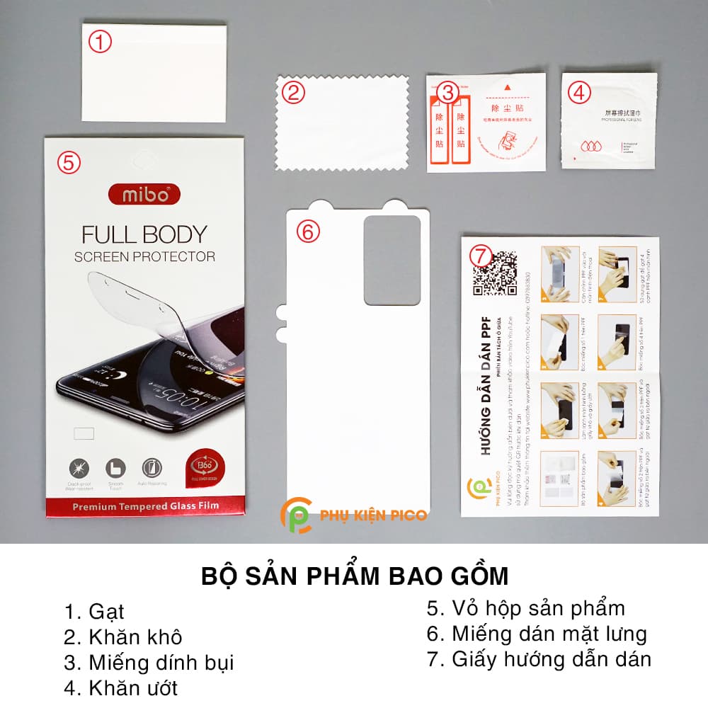 Dán lưng Samsung Note 20 Ultra PPF chính hãng Mibo PPF cao cấp dẻo trong suốt - Dán lưng Samsung Galaxy Note 20 Ultra - 2