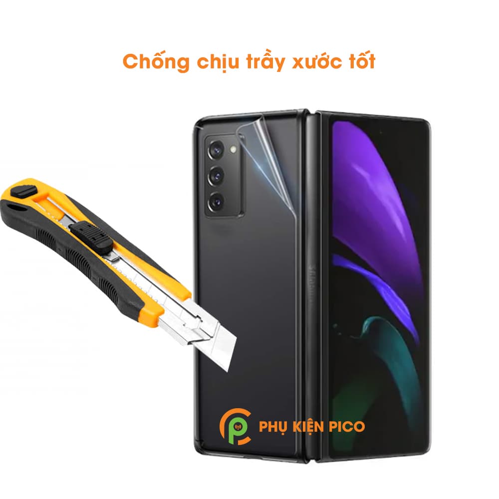 Dán màn hình ngoài và Dán lưng Samsung Galaxy Z Fold 2 PPF cao cấp - 6