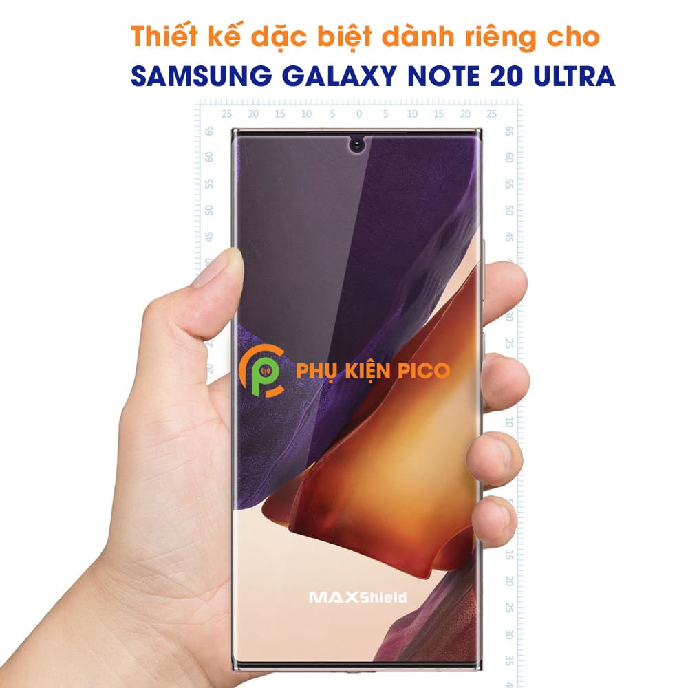 Dán màn hình Samsung Galaxy Note 20 Ultra chính hãng Maxshield - 2