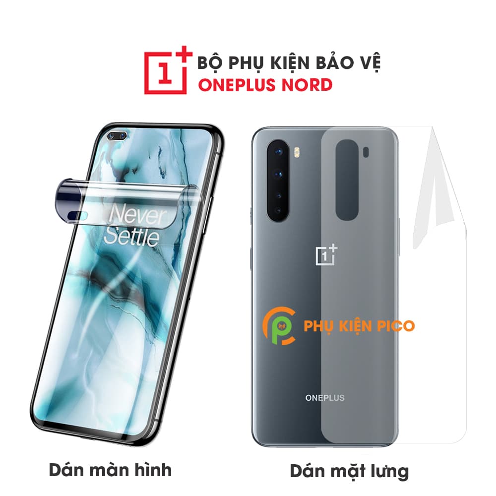 Dán màn hình Oneplus Nord và Dán lưng Oneplus Nord PPF – Combo 2