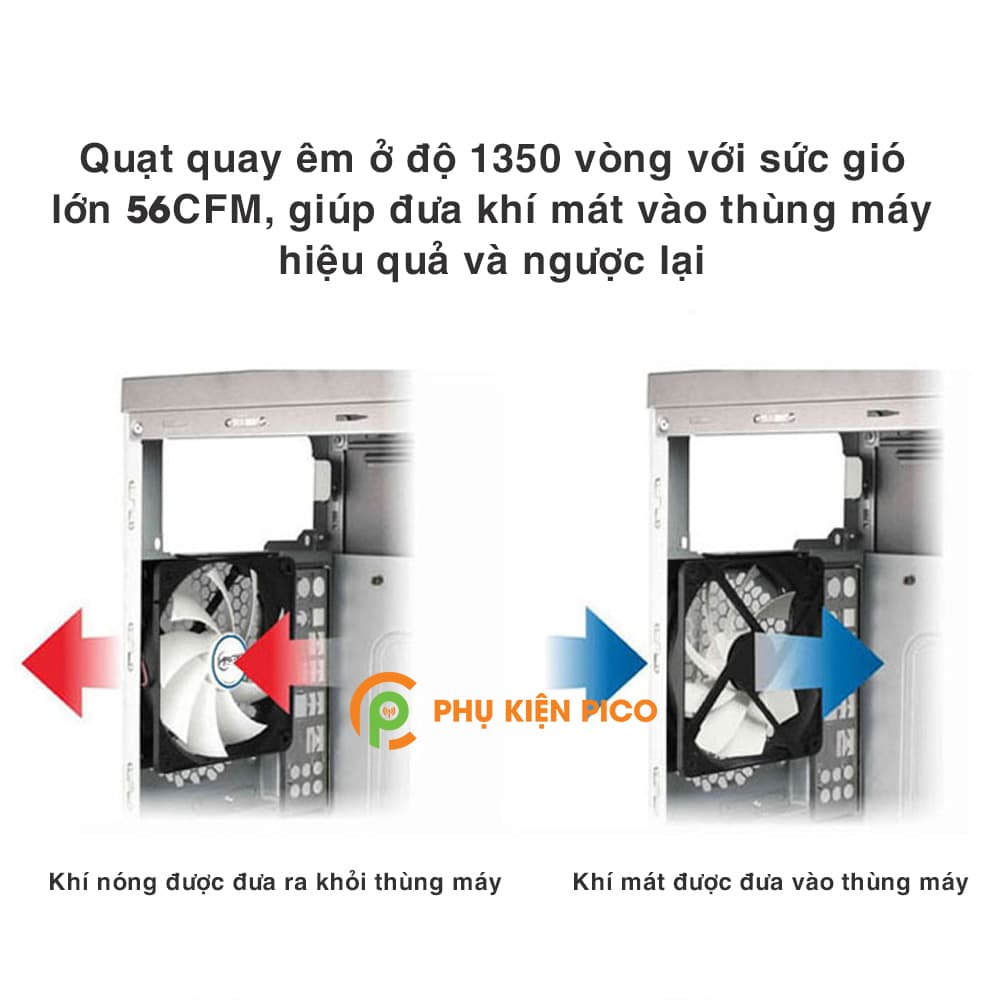 Quạt tản nhiệt case máy tính Arctic P12 PWM - Quạt Fan Case 12cm - 7